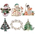 Lot De 24 Broches De Noël En Alliage émaillé - Père Noël, Rennes, Sapins, étoiles... Déco Vêtements Et Accessoires