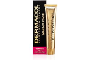 Dermacol DC Make-up Cover - Fond de teint Haute couvrance Résistant à l’eau SPF30, Ivoire clair 208, 30 g