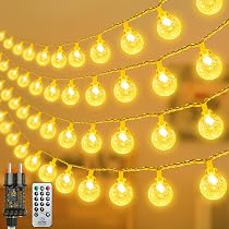 Batteriebetriebene Rattan-Kugel-Lichterkette – 3 M, 20 LED-Lichter, Warmweiß, Für Innen & Außen, Weihnachts- & Hochzeitsdeko