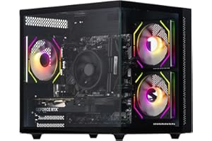 Veno Scorp Gaming PC AMD Ryzen 5 5500 Processor RTX 3050 6GB Graphics Card - 16GB 3200MHz Ram - 512GB NVMe SSD - 550W PSU - Windows 11 - WiFi - Mini Nemesis Black