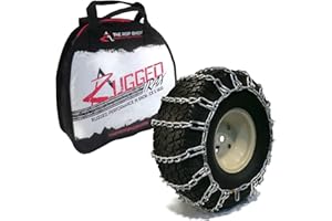 THE ROP SHOP New Pair of 23x10.50x12 23x1050-12 Snow Mud Traction TIRE CHAINS, 2-Link Spacing
