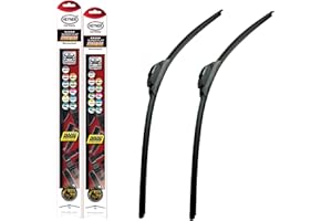 Fits Lexus CT200h Models 2010 To 2022 Heyner Germany Super Flat Wiper Blades Front Replacement Set 26"18" HSF2618H