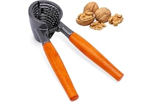 Gute Nutcracker,Nut Crackers for All Nuts,Heavy Duty Nut Cracker,Walnut Cracker Tool with Wood Handle,Walnuts Nut Opener for Pecans, Almonds