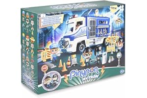 Pinypon Action - Le Camion Des Operations Speciales, avec 2 Figurines pour Garçons et Filles de 4 à 8 ans (Famosa700014784)