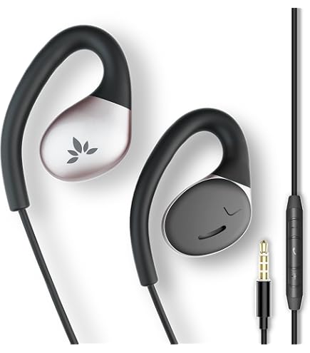 Cuffie Cablate Open-Ear USB-C/3.5mm Con Microfono ANC E Ganci, Per Sport E Lavoro, Pieghevoli, 27g