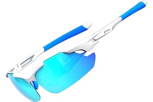 ATTCL Hombre Gafas de sol Polarizado Al-Mg Metal Super Ligero Marco UV400 CAT 3 CE