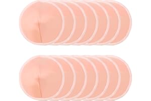 ROARGY Nursing Breast Pads, 14 Packs Washable Reusable Nipple Pads for Breastfeeding Essentials (Beige, 5.91in)
