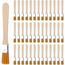 30 stuks penselen, schilderpenselen, set van 1,27 / 2,54 / 3,81 / 5,08 cm, platte kwast, lazuurkwast, hout, buiten, lakkwast voor lakken, schilderbenodigdheden, verfkwast, brede muurverf, houtbeits