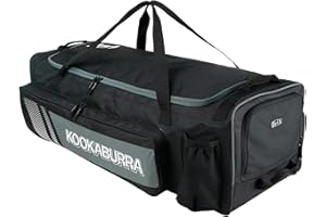 Kookaburra Pro 3500 Wheelie Cricket-Tasche, Schwarz/Grau