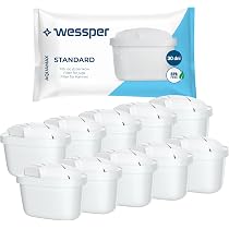 Carafe Filtrante Wessper 3,3L Avec Indicateur LED - Eau Purifiée Sans BPA