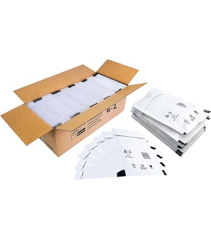 Buste Con Bolle D'aria Buste Imbottite A Bolle 5x10 Pollici - Confezione Da 1000 Pezzi, Per Spedizioni E Imballaggi Buste Protezione Spedizioni - Foto 3