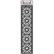 Wiederverwendbare Damast-Bordüren-Schablone Von CrafTreat – 7,6x30,5cm, Für Wände & Möbel