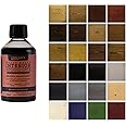 Littlefair's Wood Stain Water Based - 250 ml - Indoor Furniture Stain Light & Dark Finishes - Special Non Toxic & Eco Friendly Formula - Wood Stain for Crafts - Colour: Brown Mahogany