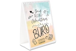 ‎TYPESTOFF TypeStoff Tischkalender mit Sprüchen - Dein Aufmunterer im Büro - Klassik-EDITION - immerwährend OHNE Kalendarium als Geschenk und Dekoration (Büro-Klassik) - TK-01479