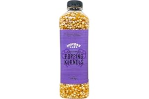 POPCORN SHED Gourmet Popcorn Kernels Bouteille de grains de maïs soufflé 859 g, végétalien, sans gluten, sans OGM