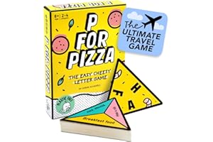 Big Potato P for Pizza – Fast-Paced Word Card Game for Kids, Teens & Adults | Travel-Friendly, Pocket-Sized Family Game for 2–4 Players | Quick, Fun & Easy to Play Anywhere | Perfect Christmas Game