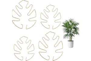 CHIHOLEN Monstera, 4 supporti per piante di Monstera, supporto per piante di Monstera, supporto per piante rampicanti, accessori per giardini esterni