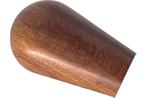 SCARLET BIJOUX Scarlet espresso | Poignée en bois précieux « Precioso » pour porte-filtre avec vis en acier inoxydable M12 pour Rocket Bezzera La Marzocco, etc. (bois de santal – Marron, 1 levier de bascule)