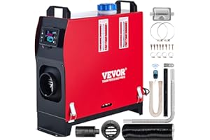 ‎VEVOR VEVOR 8KW Diesel Lufterhitzer, 12V Standheizung Diesel, Luft Dieselheizung, Air Diesel Heizung, Air Standheizung für Auto LKW Wohnmobil Bus mit LCD-schalter1 Luftauslass