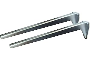 Sunload Regalbodenträger Schwerlastträger L-Profil Konsole Stahl verzinkt (2 x 480 mm)