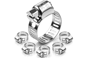 Moosswee slangklämmor 13–19 mm, 20 st. byxklämma rostfritt stål 304