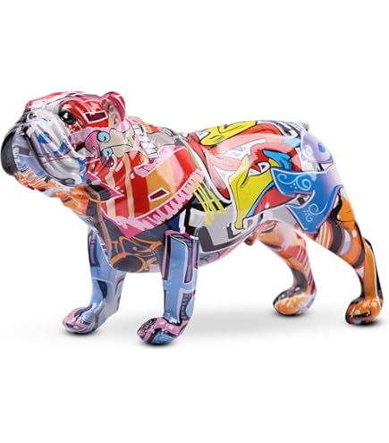 Staffordshire Bull Terrier , statue chien de base en sable de marbre, en édition limitée, ArtDog - Canada