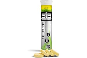 Science in Sport HYDRO Tablets of 20 Units Citron - Electrolyte Tablets, Vegan, Effervescent Tablets for Good Water and Electrolyte Balance (Packaging May Vary)