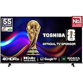 Toshiba 139 cm (55 inches) C350NP Series 4K Ultra HD Smart LED Google TV 55C350NP (Black)