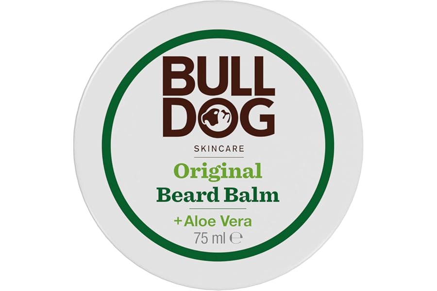 BULLDOG SKINCARE - Original Beard Balm, For Condition & Light Hold, For All Beard Types, 75g