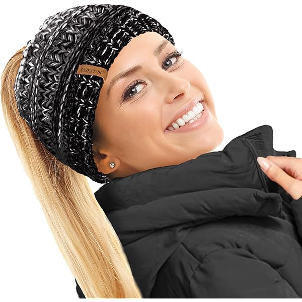 TOSKATOK Dames pet vlechtpatroon warm R80 teddyfleece gevoerde muts wintermuts, Crème, One size