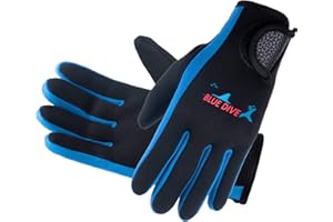 OURSUNSHINE Neoprene Wetsuit Thermal Gloves for Swimming: 1.55 MM Anti-Slip Waterproof Diving Glove for Men Women Boys Girls - Wet Suit Gloves for Winter Swim, Kayak, Surf Sailing Open Water Sports