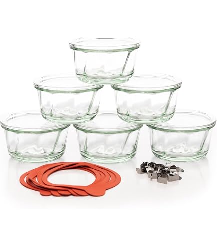 Weck 769 Großes Quadro-Glas – 2 Stück, 795 Ml, Ideal Für Vorräte, Smoothies & Deko