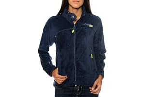 Geographical Norway Damen warme Übergangs Outdoor Fleecejacke mit Stehkragen bans production