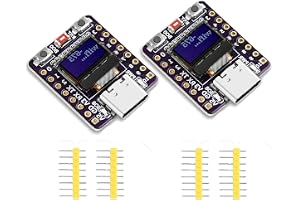 Set med 2 ESP32 C3-utvecklingskort, med 0,42 tums OLED-skärm, stöder WiFi Bluetooth, lämplig för Internet of Things, smarta h