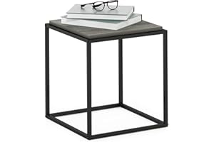 Furinno Moretti Scaffale impilabile Modern Lifestyle, Legno ingegnerizzato, Rovere Francese Grigio, 1 Livelli