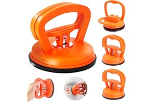 deegbbyi 4 Piezas Ventosas Para Cristal, Ventosas Para Baldosas, Ventosa para Reparador Arañazos Abolladuras Coche, Unidades de Succión de Vacío Coche, para Parabrisas de Coches, Mármol, Cristal