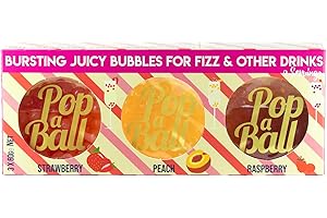 Popaball Bursting Bubbles for Prosecco 3 x 60 Grams | Prosecco, Gin, Mocktail & Cocktail Making Gifts | Gift Set Ideas for Her, Hampers & Hen Parties