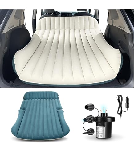 Materasso Gonfiabile Auto Per SUV E MPV – Portatile, Resistente, Supporta Oltre 300 Kg – 130x27x33 Cm