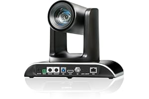 Tenveo Telecamera PTZ Zoom Ottico 30X + Digitale 8X SDI/HDMI/USB3.0/LAN PoE Telecamera IP per Streaming Live 1080P 60FPS Tracciamento Automatico AI per Chiesa Grandi Eventi Skype Zoom YouTube OBS