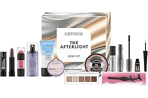 Catrice The Afterlight Look Set, set trucco da 11 pezzi, look da giorno a sera, primer, mascara, illuminante, balsamo labbra, senza tempo & versatile