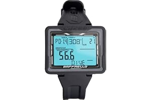 CRESSI Raffaello Diving Computer - Ordinateur de Plongée Unisex avec Grand Écran Rectangulaire à Contraste Élevé pour Une Lisibilité Optimale des Données,Taille Unique