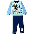Bluey Boys or Girls Pyjamas, 2 Piece Set featuring, Bingo, Chloe and Snickers, Blue Age 18 Months - 5 Years