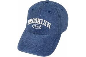 ZEVORA Unisex Denim Adjustable Baseball Cap for Men & Women | Stylish Free Size Summer Sports, Gym, Travel & Casual Cap