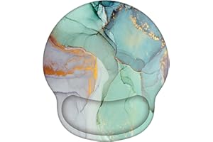 SHESHY Mouse Mat, Mouse Pads with Wrist Support, Non-slip Rubber Base,Milk Silk Fabric with comfortable, Ergonomic, Novel patterns Beautiful and Fashionable