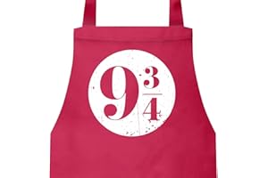 ShirtStreet Fanartikel Fan Kult Film Barbecue Baumwoll Grillschürze Kochschürze Kreis Harry 9 3/4