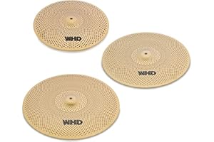 WHD Low Volume Cymbal Pack - 14" Hi-Hats 16" Crash & 18" Ride