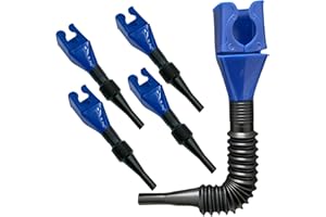 SMELEYOU Entonnoir Carburant Flexible 5pcs Entonnoir De Carburant Entonnoir En Plastique Flexible Change Entonnoir Huile Moteur Outil De Drainage Flexible Entonnoir à Clapet