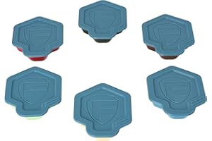 6-częściowe opakowanie Feldherr z pokrywą do tacek na żetony SHELL - Bezpieczne zamknięcie dla tacek na żetony Feldherr - Łatwe otwieranie i zamykanie.