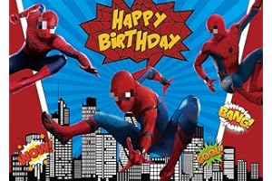 NSY Superman sfondo uomo per la fotografia blu bambino bambino bambino festa di buon compleanno forniture vinile super eroe foto sfondo super città baby shower decorazione torta tavolo