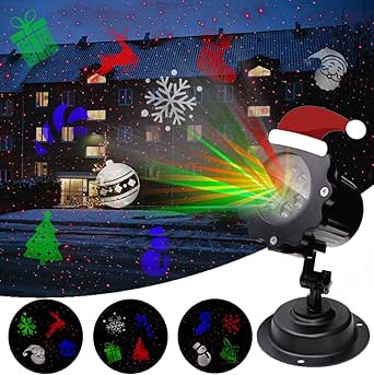 Magische Schneeflocken LED Projektor - Wasserdichte Lichtshow Für Weihnachtsdeko